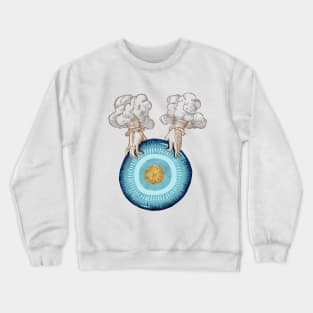 Blue evil eye Crewneck Sweatshirt